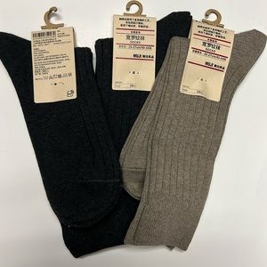 Bundle of three pairs of men’s brand new socks with tags. Dress socks, L.